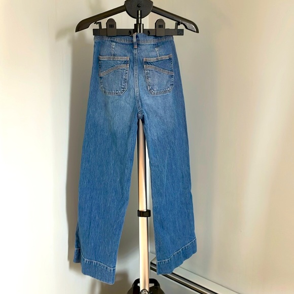 Gap wide leg sky high jeans 0 regular size 25 - Picture 2 of 3